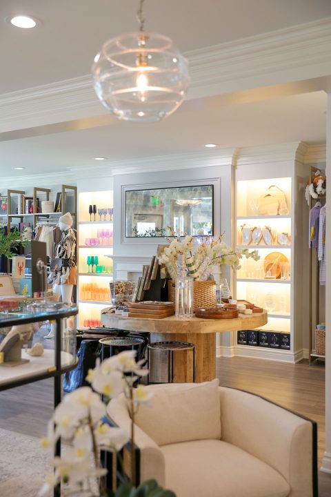 A view through Girlie Girl's open salon floor.